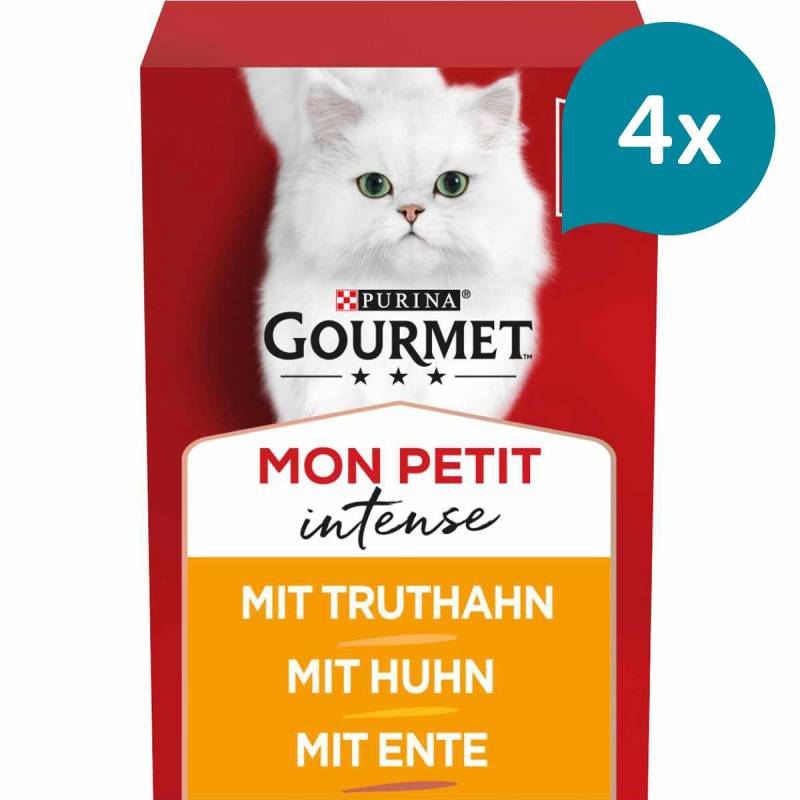 GOURMET Mon Petit Intense Geflügel-Variationen 24x50g von Gourmet