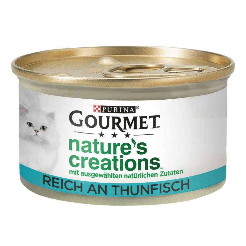 GOURMET Nature's Creations in Gelee naturbelassen Thunfisch 12x85g von Gourmet