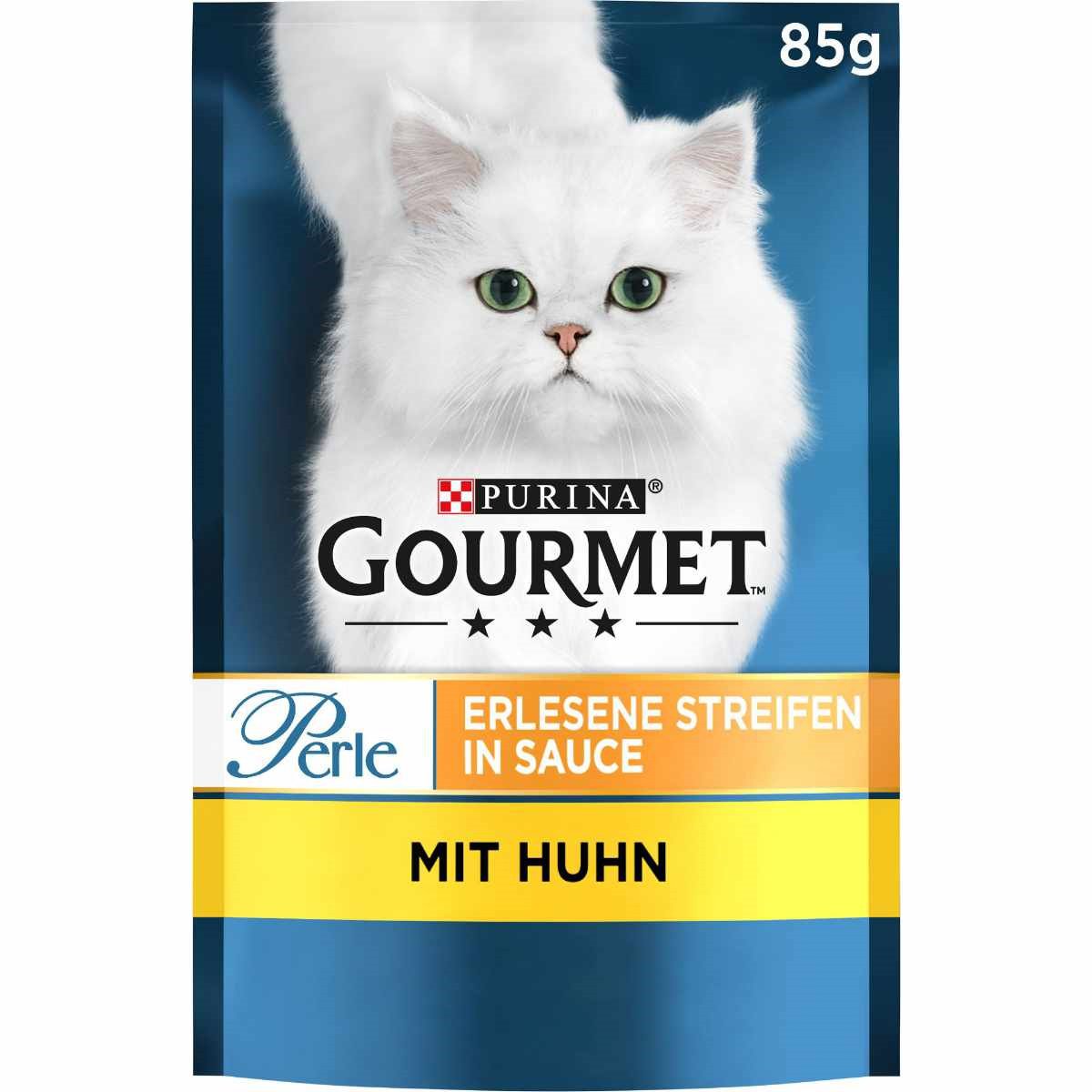 GOURMET Perle Erlesene Streifen in Sauce mit Huhn 26x85g von Gourmet