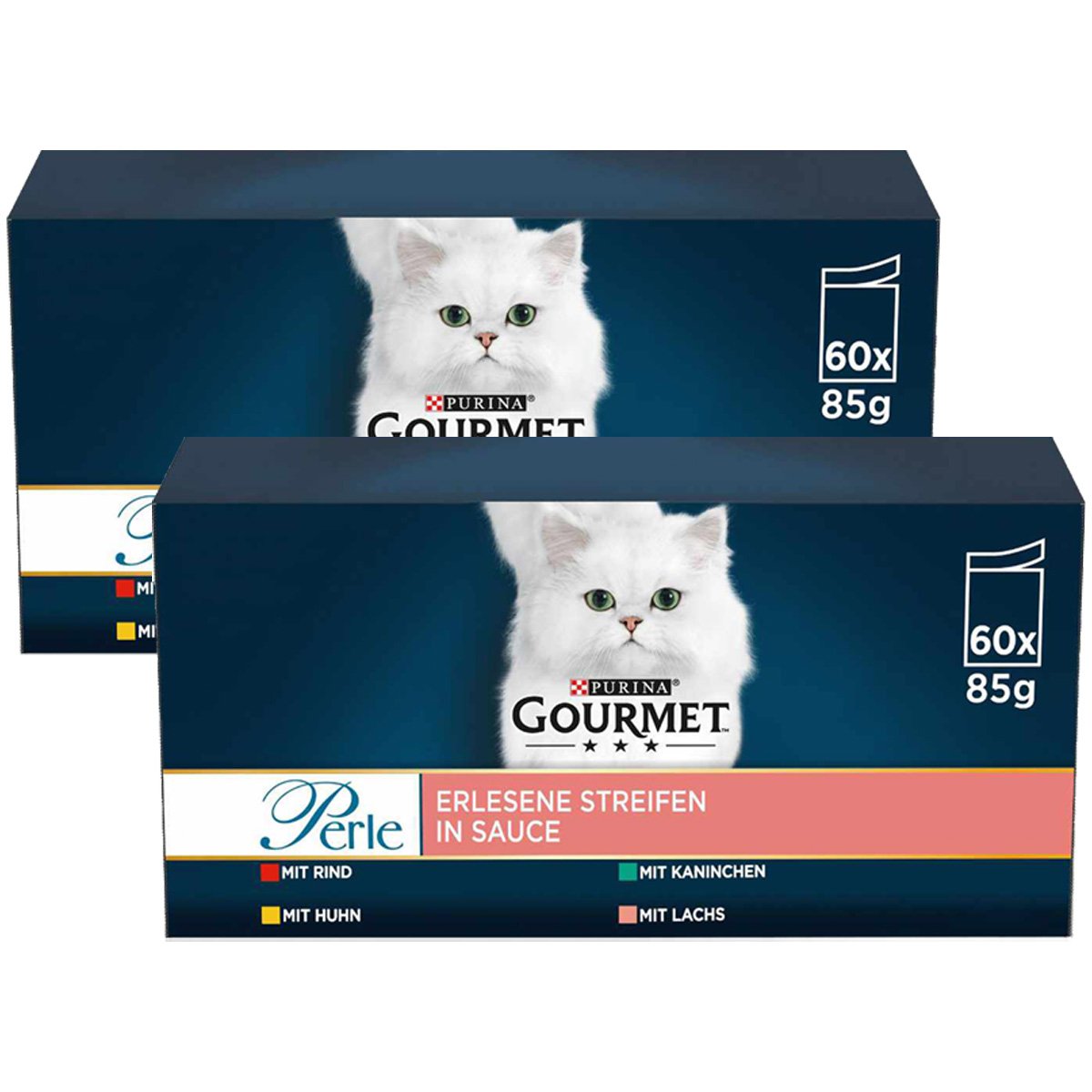 GOURMET Perle Erlesene Streifen in Sauce Mixpaket 120x85g von Gourmet