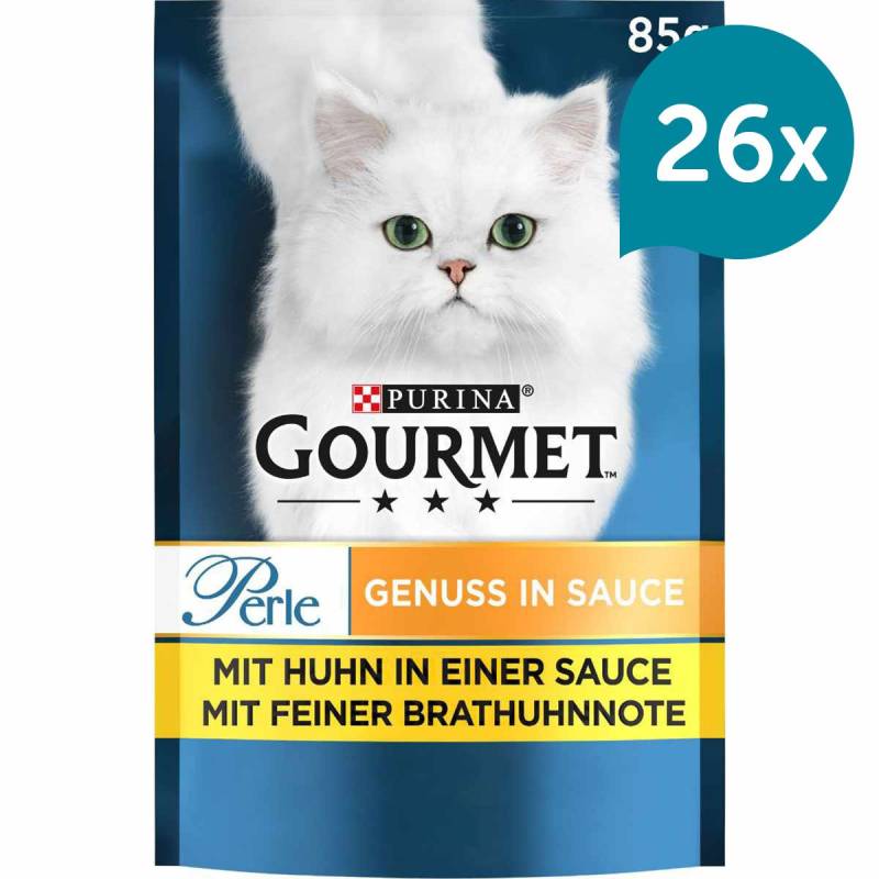 GOURMET Perle Genuss in Sauce mit Huhn 26x85g von Gourmet
