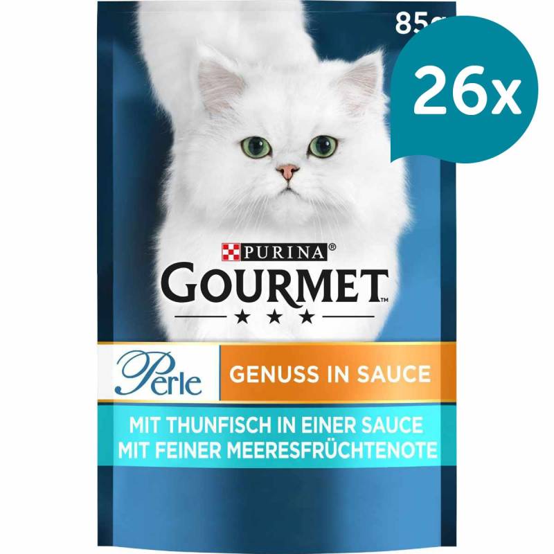 GOURMET Perle Genuss in Sauce mit Thunfisch 26x85g von Gourmet