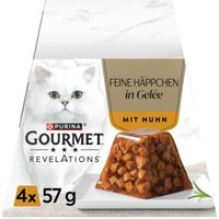 GOURMET REVELATIONS Nassfutter Katze Feine Häppchen in Gelée 4 x 57 g Huhn GOURMET REVELATIONS Nassfutter Katze Feine Häppchen in Gelée 4 x 57 g Huhn von Gourmet
