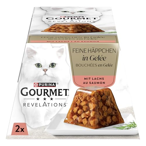 GOURMET Revelations, Katzenfutter nass in Gelée, mit Lachs, 24er Pack (24 x 57g) GOURMET Revelations, Katzenfutter nass in Gelée, mit Lachs, 24er Pack (24 x 57g) von Gourmet