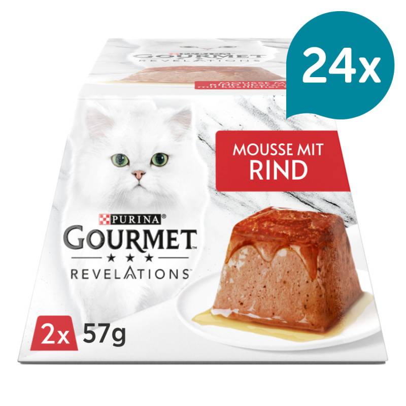 GOURMET Revelations Mousse in Sauce mit Rind 24x2x57g von Gourmet
