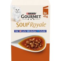 GOURMET Soup Royale Lachs, Kabeljau oder Scholle 6x45 g GOURMET Soup Royale Lachs, Kabeljau oder Scholle 6x45 g von Gourmet