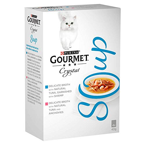 GOURMET Suppe für ausgewachsene Katzenfische, 4 x 40 g, 10 Stück von Gourmet
