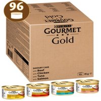 GOURMET Gold Raffiniertes Ragout Katzennassfutter Sorten-Mix 96x85g von Gourmet