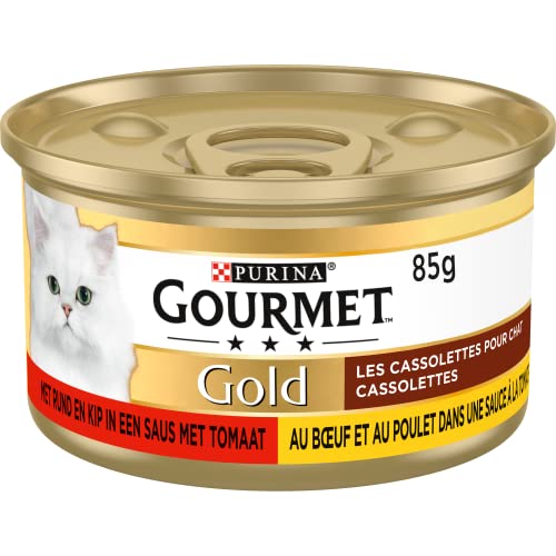 24x gourmet gold cassolettes duet van vlees in saus met tomaten von Gourmet