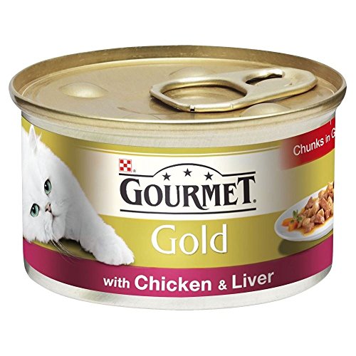 Gourmet Gold Chicken & Liver in Gravy (85g) - Packung mit 6 von Gourmet