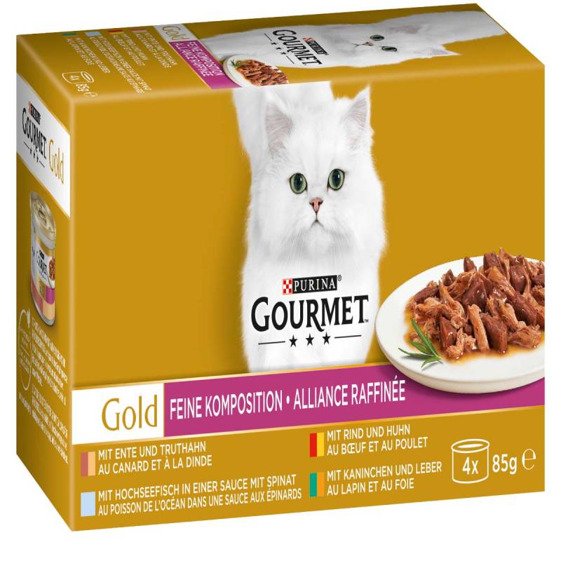 GOURMET Gold Feine Komposition Mixpaket 4x85g von Gourmet