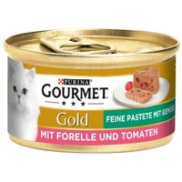 GOURMET Gold Feine Pastete 12x85g Forelle und Tomaten GOURMET Gold Feine Pastete 12x85g Forelle und Tomaten von Gourmet