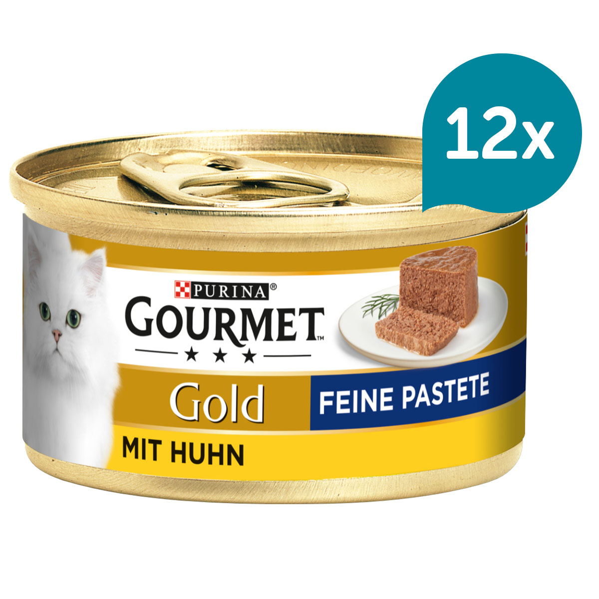 GOURMET Gold Feine Pastete mit Huhn 12x85g von Gourmet