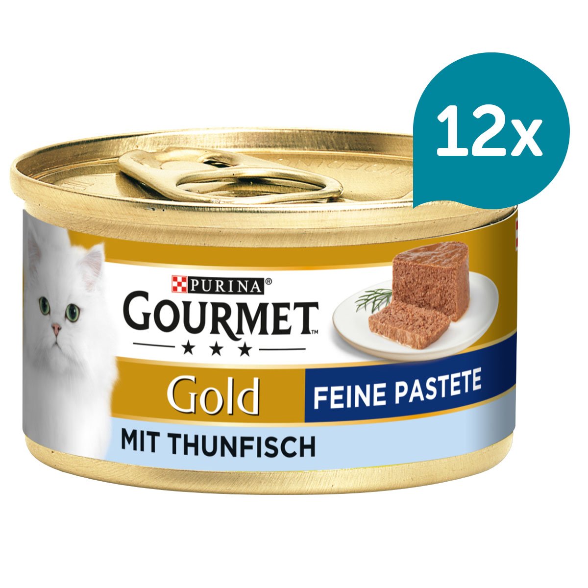 GOURMET Gold Feine Pastete mit Thunfisch 12x85g von Gourmet