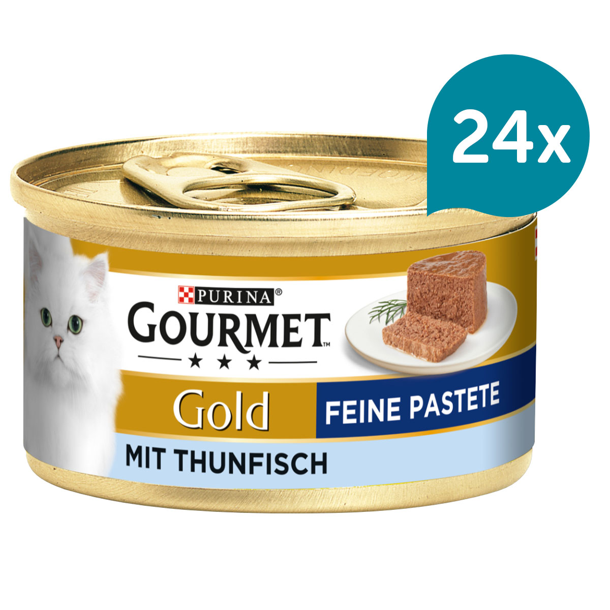 GOURMET Gold Feine Pastete mit Thunfisch 24x85g von Gourmet