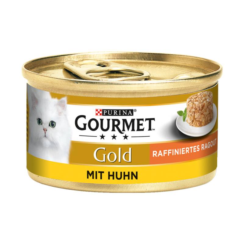 GOURMET Gold Raffiniertes Ragout mit Huhn 12x85g von Gourmet