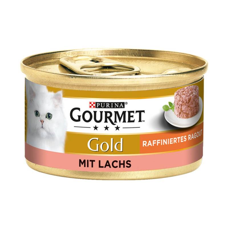 GOURMET Gold Raffiniertes Ragout mit Lachs 24x85g von Gourmet