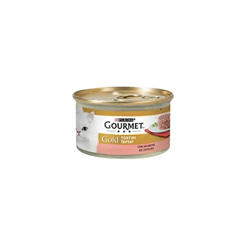 Gourmet Gold Tortini Nassfutter Katzen mit Lachs, 85 g von Gourmet