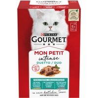 Mixpaket Gourmet Mon Petit 12 x 50 g - Mix Fleisch & Fisch (3 Sorten gemischt) von Gourmet