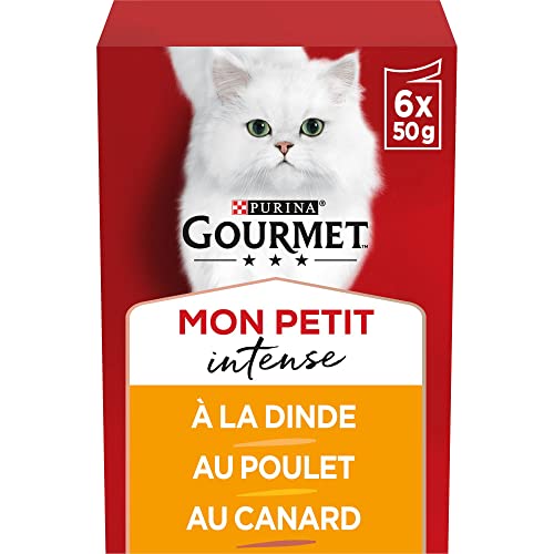 Gourmet Mon Petit Mahlzeiten für ausgewachsene Katzen Geschmack wählbar ( 6x50g - pack of 8 ) von Gourmet