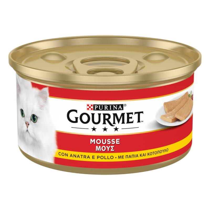 Gourmet Nassfutter 24 x 195 g - Ente & Huhn von Gourmet