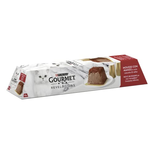 Purina Gourmet Revelations Nassfutter für Katzen mit Rind, 24 x 57 g von Gourmet