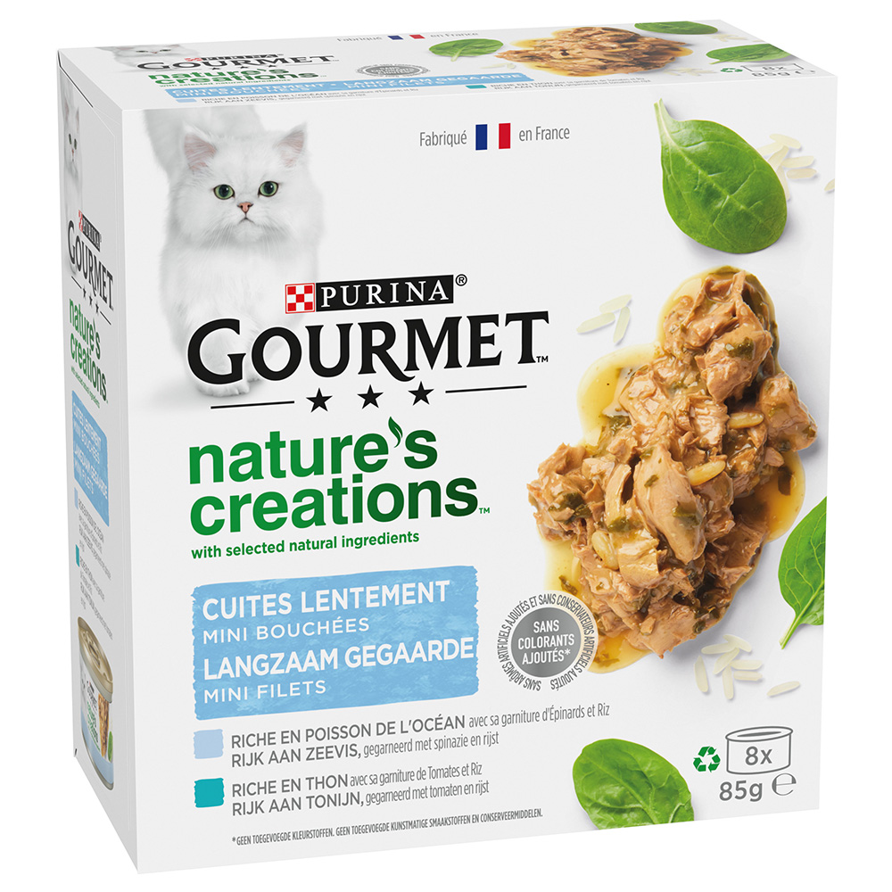 Gourmet Nature's Creations 8 x 85 g - Meeresfisch & Thunfisch von Gourmet