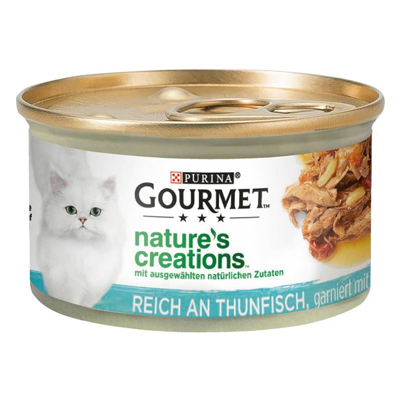 Gourmet Nature's Creations 12 x 85 g - Thunfisch mit Tomate & Reis von Gourmet