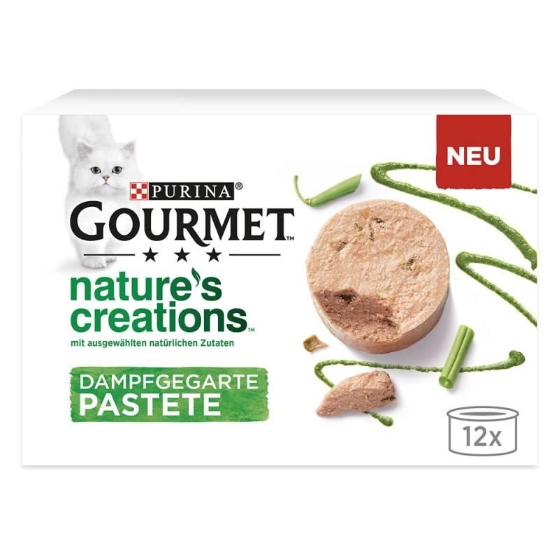 Gourmet Nature's Creations Pastete 12 x 85 g - Huhn & Karotten von Gourmet