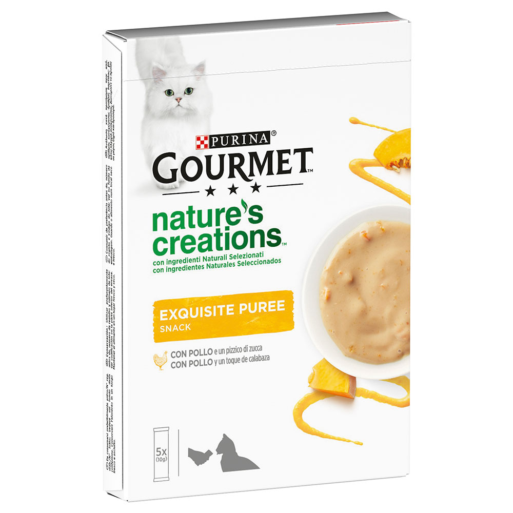 Gourmet Nature's Creations Snack 5 x 10 g - Huhn und Kürbis von Gourmet