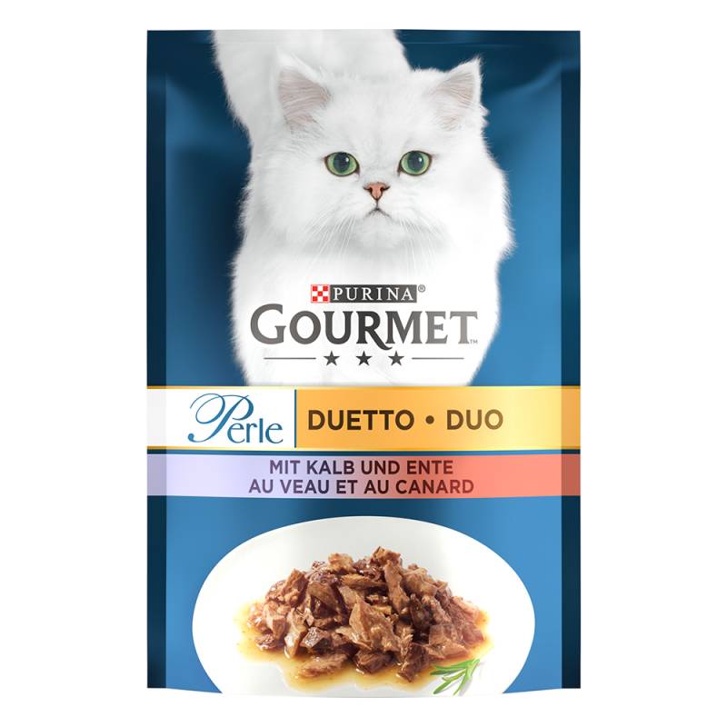 Gourmet Perle 26 x 85 g - Kalb & Ente von Gourmet