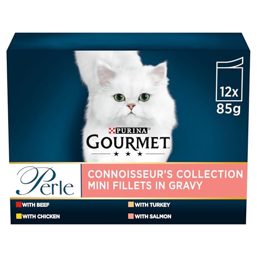 Gourmet Perle Connoisseur's Katzenfutter, gemischt Sorten, 12 x 85 g von Gourmet