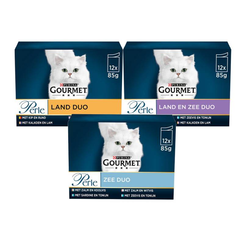 Gourmet Perle Duo Mini Filets - Land und Meer - 12 x 85 g Gourmet Perle Duo Mini Filets - Land und Meer - 12 x 85 g von Gourmet