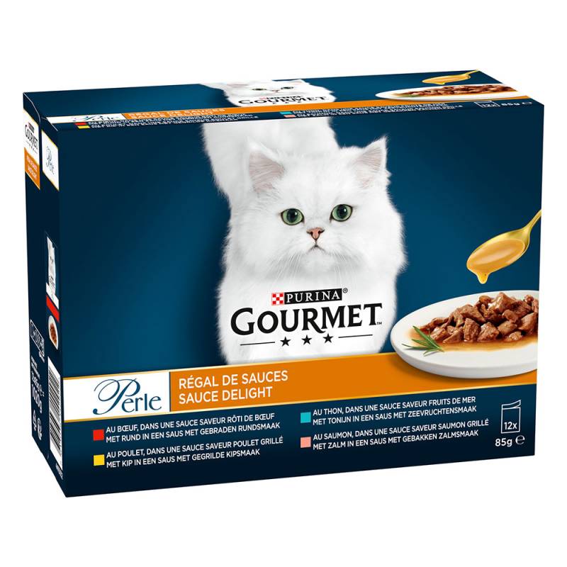 Gourmet Perle Gemischte Auswahl 12 x 85 g - Genuss in Sauce von Gourmet