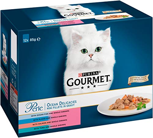 Gourmet Perle Katzenfutter Ocean Delicacies, 12 x 85 g von Gourmet