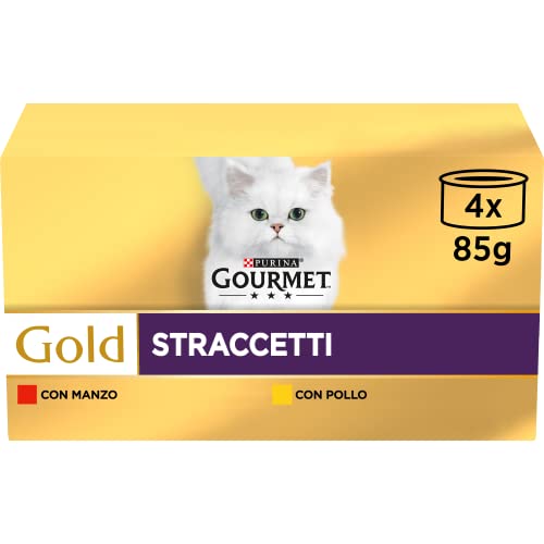 Gourmet Purina Gold Nassfutter für Katzen mit Rindfleisch und Huhn, 4 Beutel à 85 g Gourmet Purina Gold Nassfutter für Katzen mit Rindfleisch und Huhn, 4 Beutel à 85 g von Gourmet