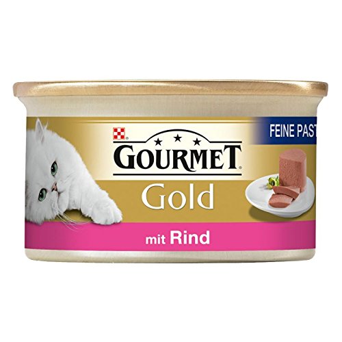 Gourmet Purina Gold Zarte Pastete Rind 24 x 85g Gourmet Purina Gold Zarte Pastete Rind 24 x 85g von Gourmet