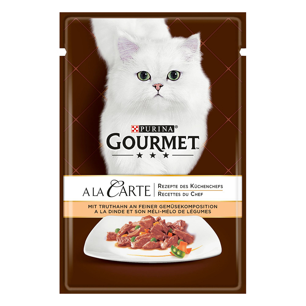 Megapack GOURMET A la Carte 26 x 85 g - Truthahn und Gemüse Megapack GOURMET A la Carte 26 x 85 g - Truthahn und Gemüse von Gourmet