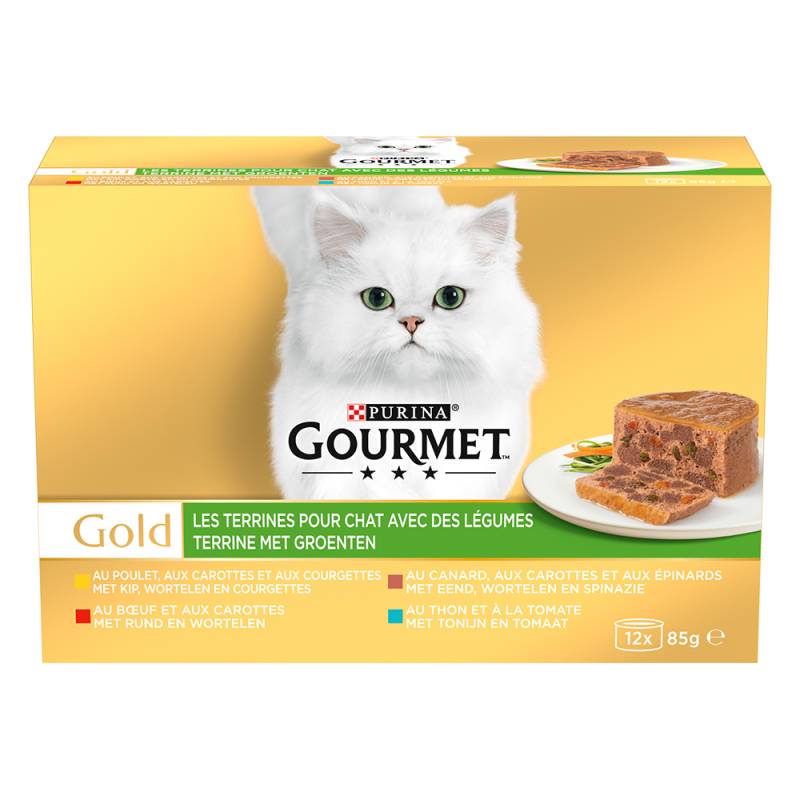 Megapack Gourmet Gold Terrine 24 x 85 g - mit Gemüse von Gourmet