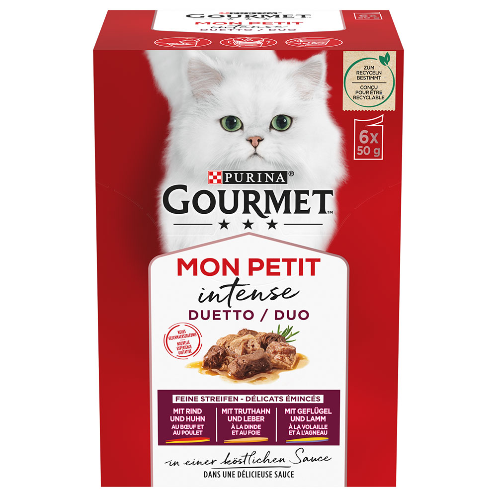 Mixpaket Gourmet Mon Petit 12  x 50 g - Mixpaket Fleisch von Gourmet