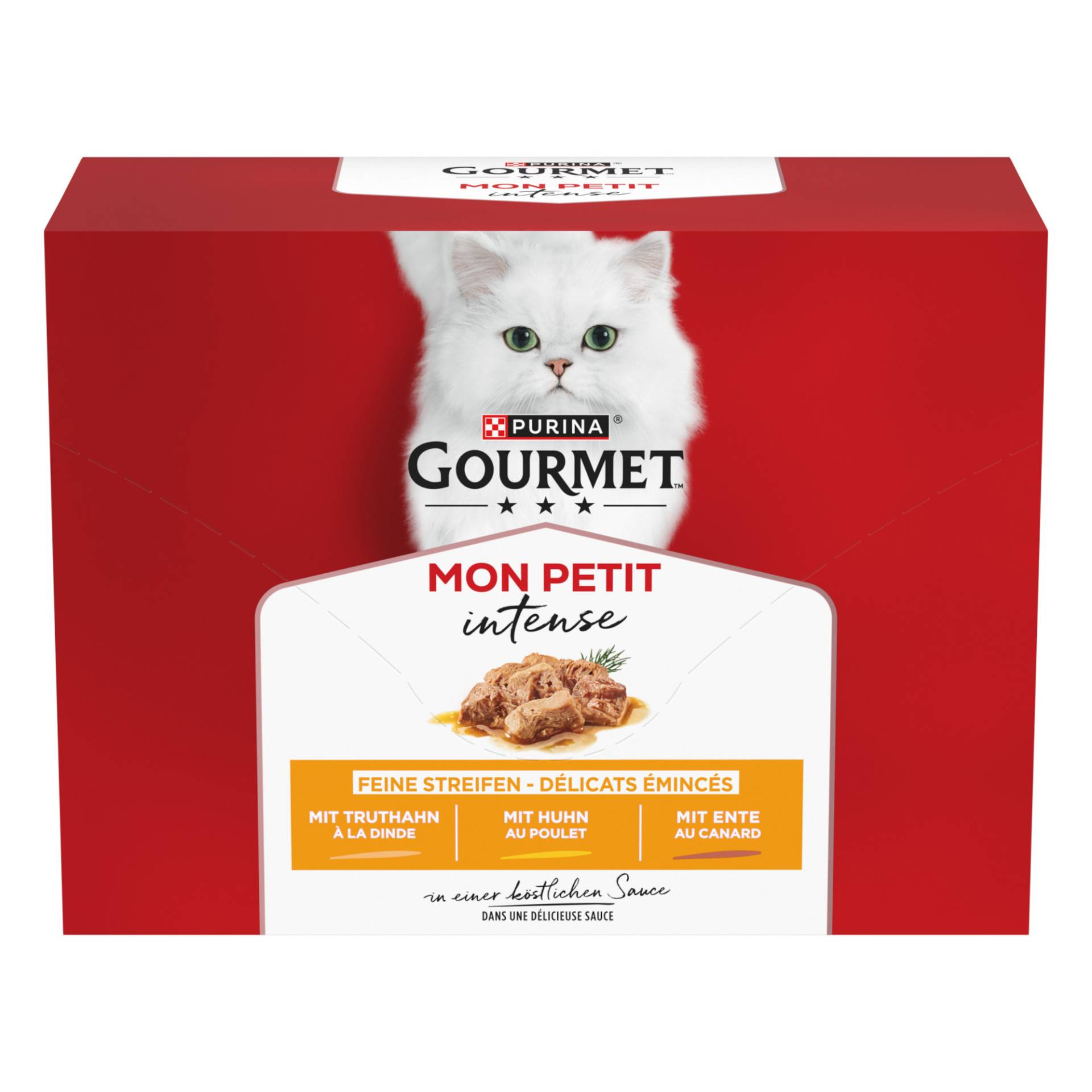 Mixpaket Gourmet Mon Petit 12  x 50 g - Ente, Huhn, Truthahn von Gourmet