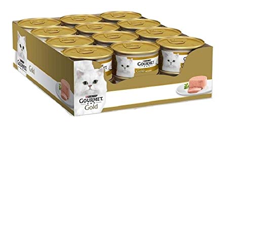 Purina Gourmet Gold Nassfutter Katze mit Kaninchen, 24 Dosen à 85 g von Gourmet