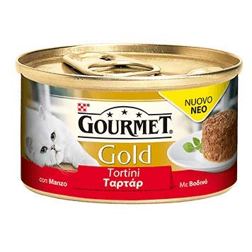 Purina Gourmet Gold Pasteten mit Gemüse feucht Katzen mit Truthahn und Spinat, 24 Dosen à 85 g von Gourmet