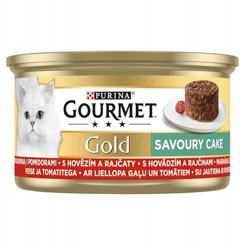 Purina Gourmet Gold Savoury Cake Katzenfutter mit Rind und Tomate 85g Purina Gourmet Gold Savoury Cake Katzenfutter mit Rind und Tomate 85g von Gourmet