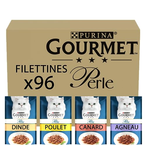 Gourmet Katzenfutter Perle Chef's Collection, 96 Beutel, 96 x 85 g von Gourmet