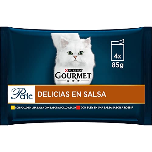 Purina Gourmet Perle Delice in Sauce, 12 x [4 x 85 g] von Gourmet