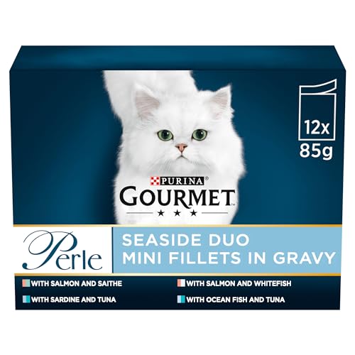 Purina Gourmet Perle Katzenfutter Gemischte Sorten Seaside, 12 x 85 g von Gourmet