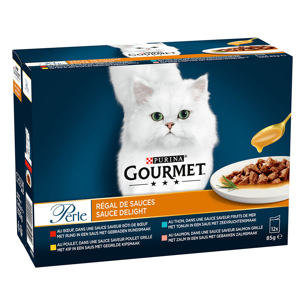 Sparpaket Gourmet Perle Gemischte Auswahl 24 x 85 g - Genuss in Sauce Sparpaket Gourmet Perle Gemischte Auswahl 24 x 85 g - Genuss in Sauce von Gourmet