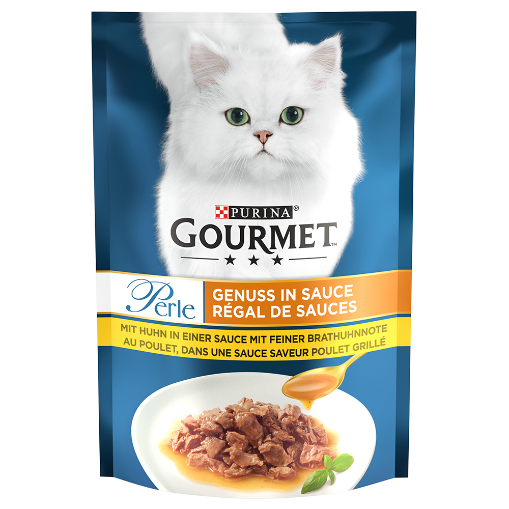 Sparpaket Gourmet Perle Genuss in Soße 52 x 85 g - Huhn von Gourmet