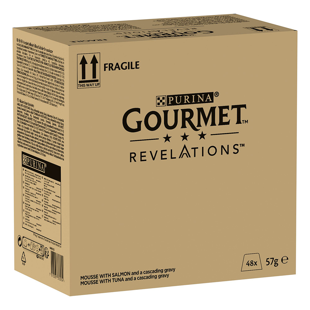 Sparpaket Gourmet Revelations Mousse 48 x 57 g - Lachs und Thunfisch von Gourmet